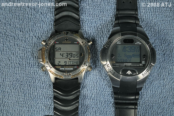 Dive watches before dive